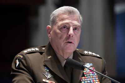 Chairman of the Joint Chiefs of Staff Gen. Mark Milley testifies during a House Armed Services Committee hearing on July 9, 2020, on Capitol Hill in Washington.