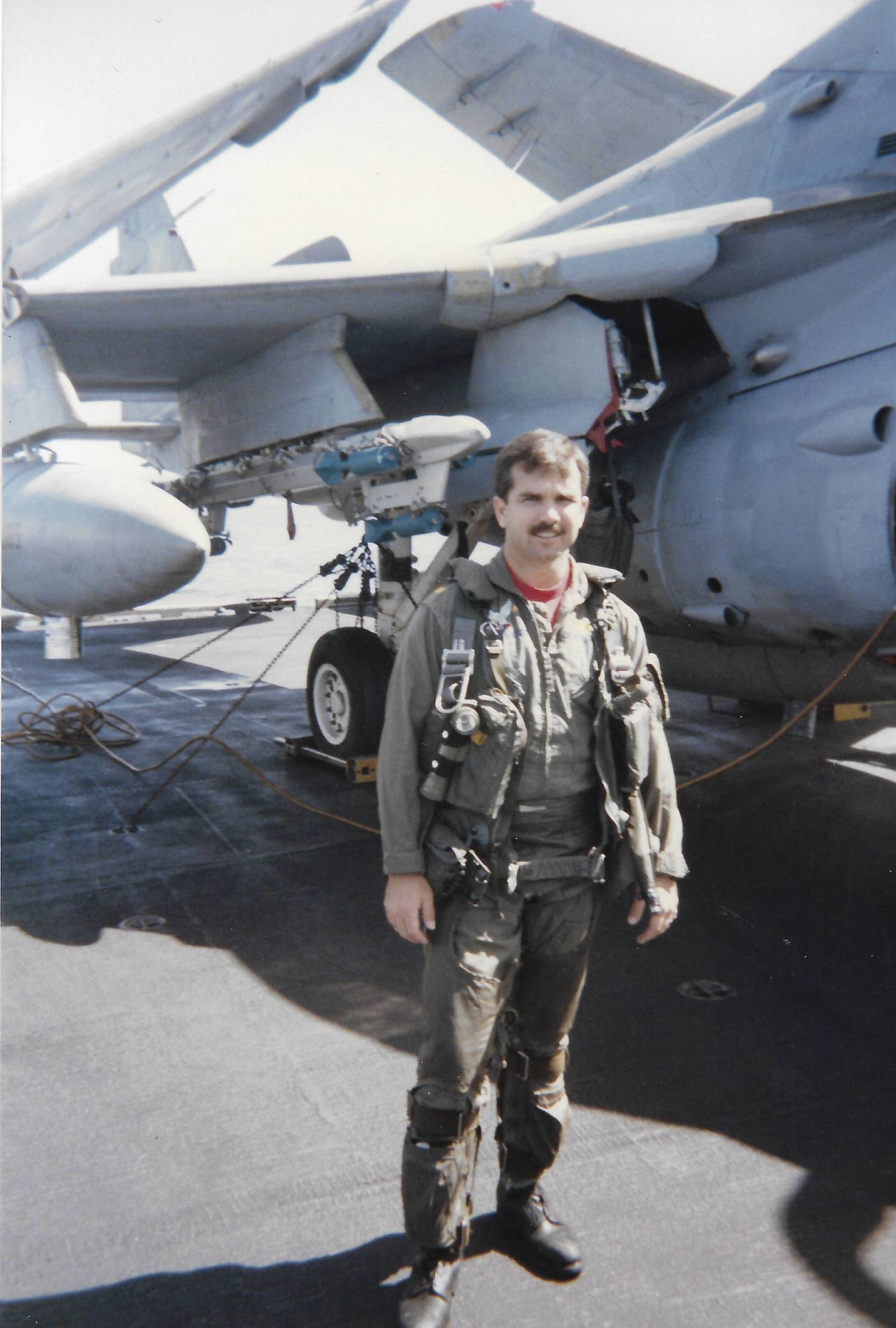 This image provided by Betty Seaman shows Navy A-6 Intruder pilot Jim Seaman. Navy Capt. Jim Seaman died of lung cancer at the age of 61.