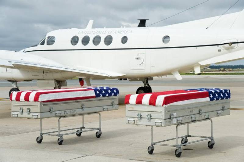 Repatriation of Mexican-American War remains arrived Sept. 28, 2016, in a dignified transfer at Dover Air Force Base