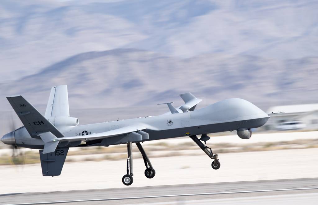 drone crash over Black Sea, US military says