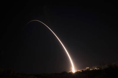 Minuteman III intercontinental ballistic missile test