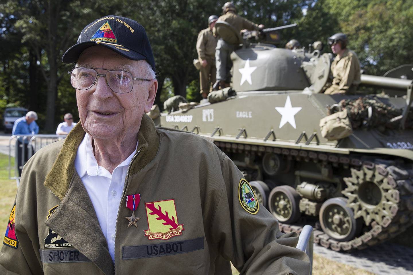 World War II veteran Clarence Smoyer
