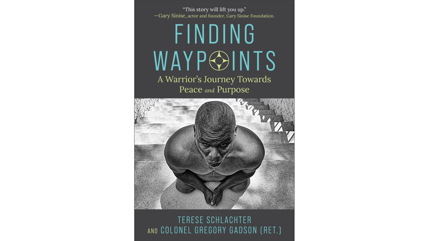 “Finding Waypoints: A Warrior’s Journey Towards Peace and Purpose” is available to purchase Nov. 7, 2023. (Photo courtesy of Schaffner Press)