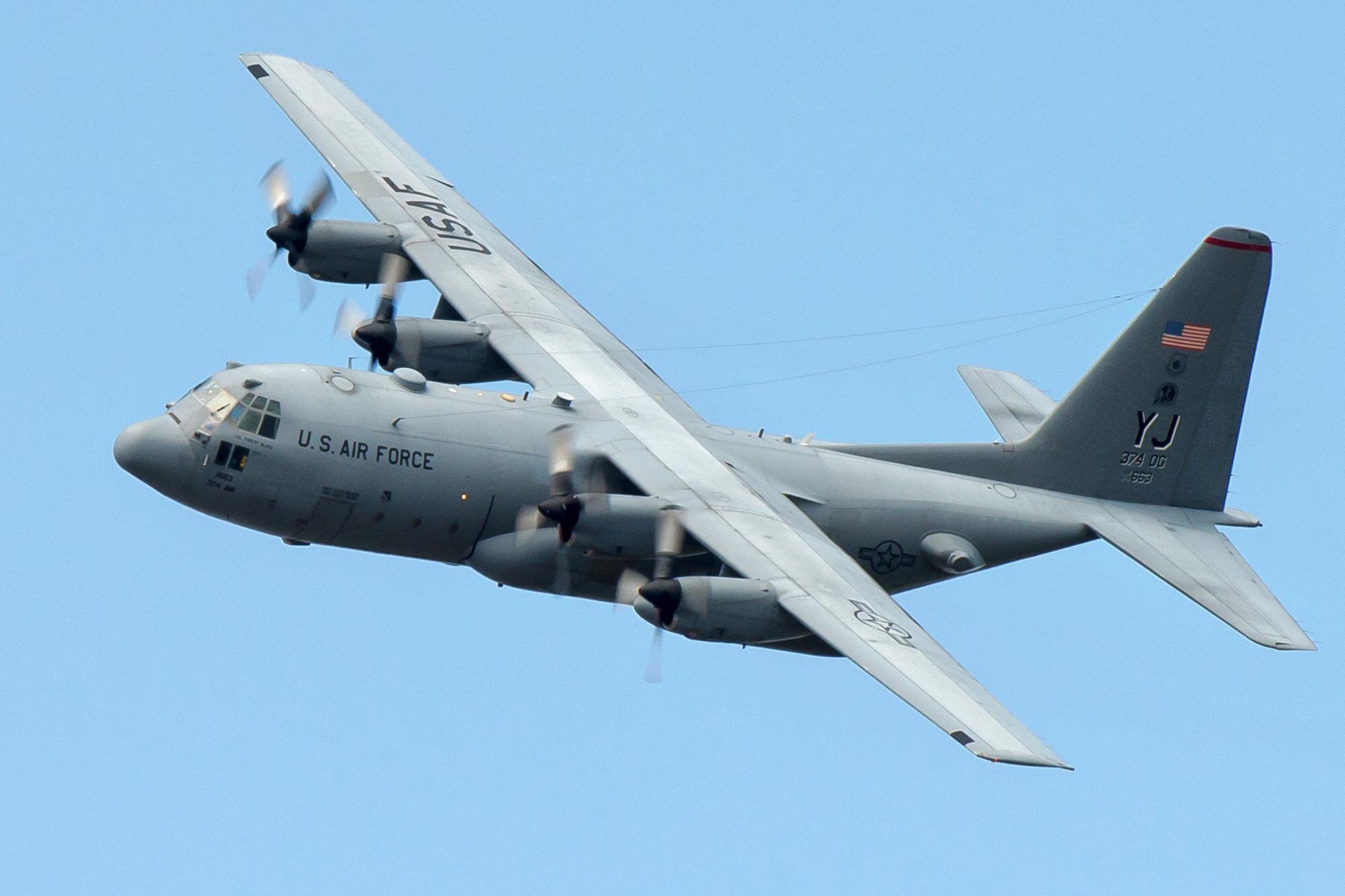 Air Force C 130 makes safe emergency landing in Nevada