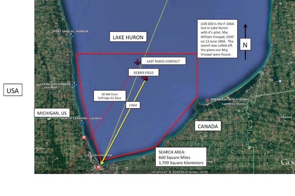 The quest to recover one Vietnam-era Air Force pilot lost in Lake Huron 