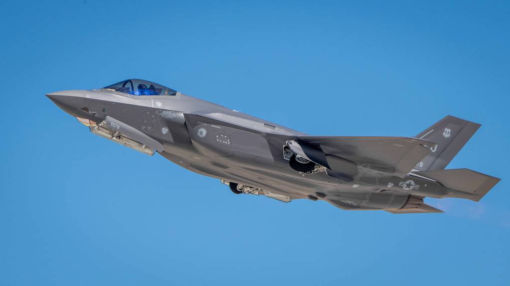 An F-35A Lightning II participates in exercise Orange Flag at Edwards Air Force Base, Calif., Sept. 14, 2022. (Giancarlo Casem/Air Force)
