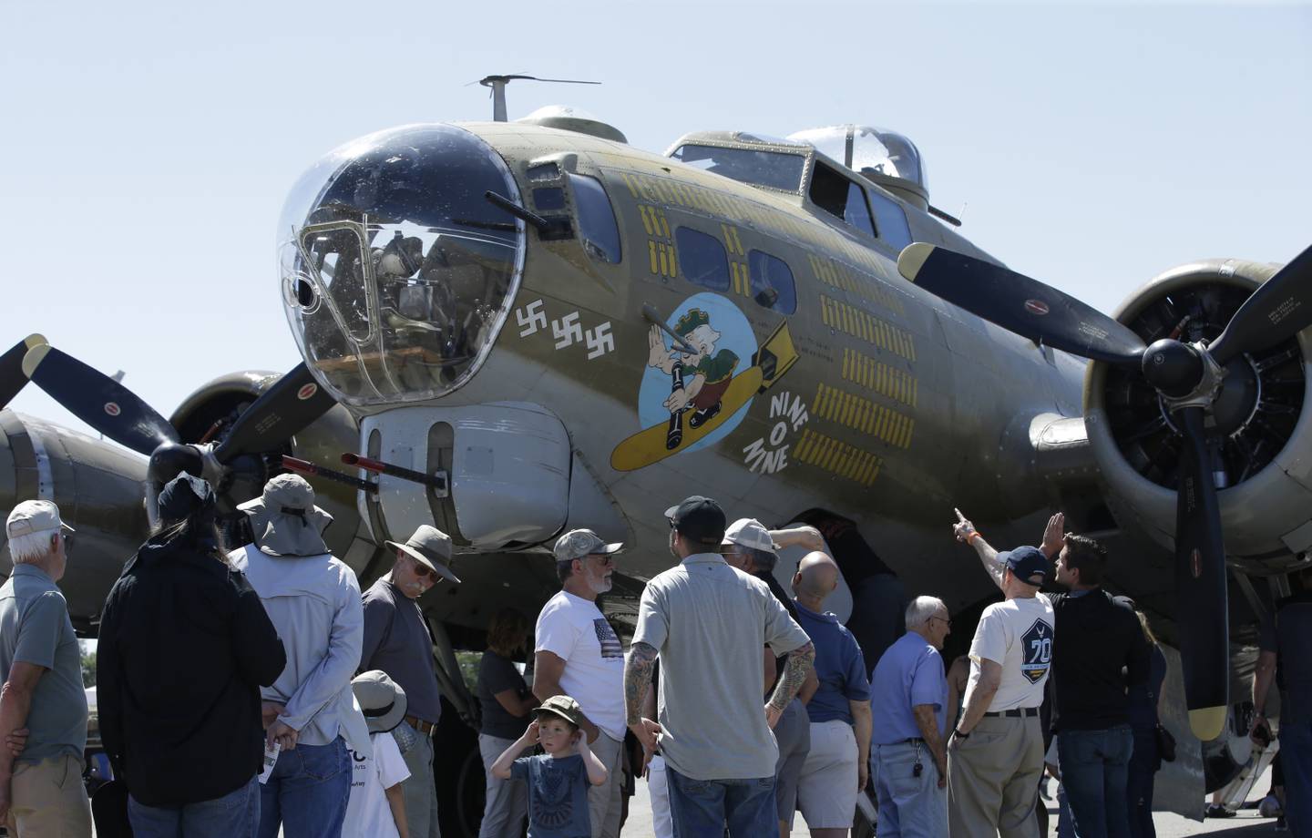a Collings Foundation B-17 Flying Fortress
