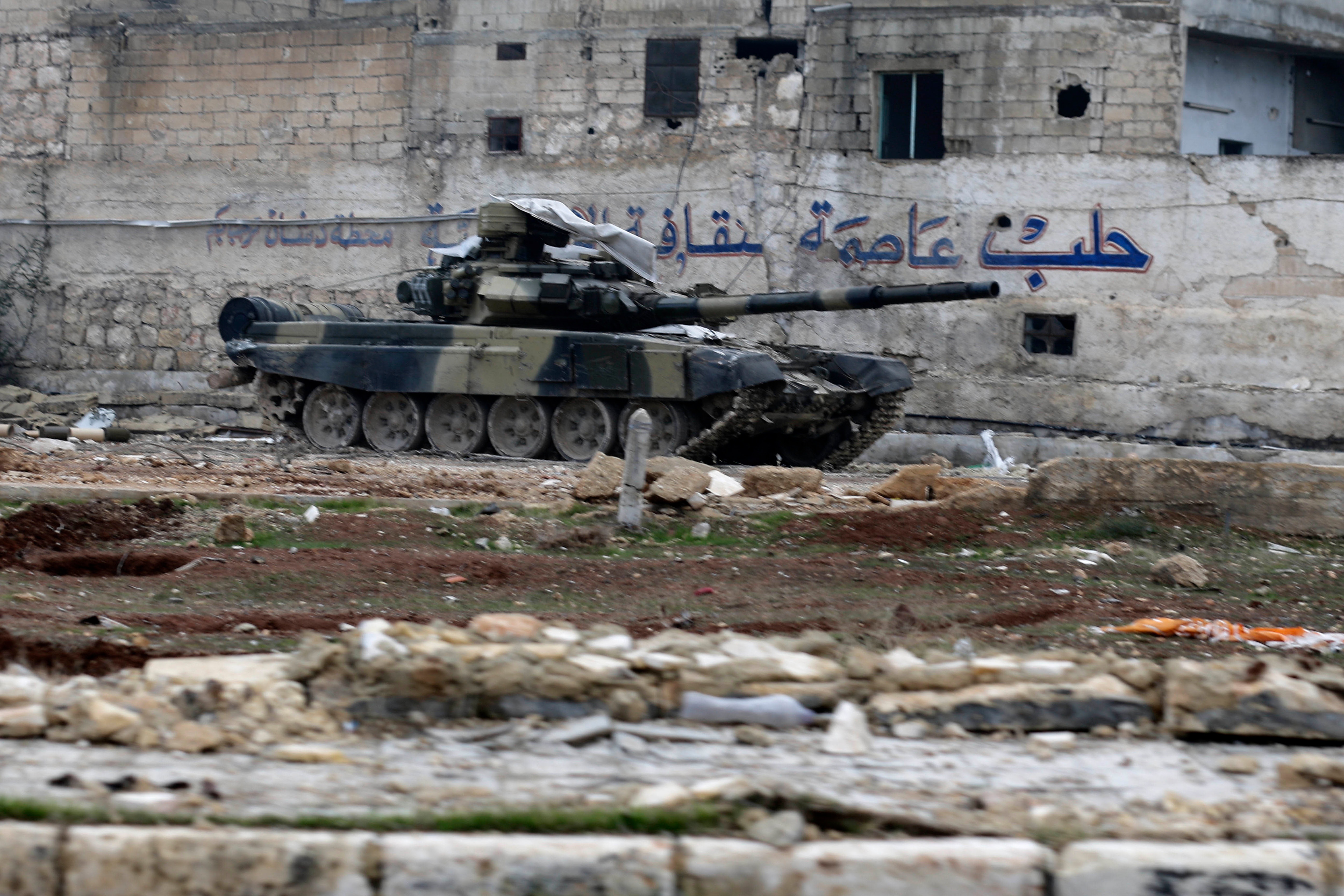 Syrian and allied troops advance in besieged Aleppo
